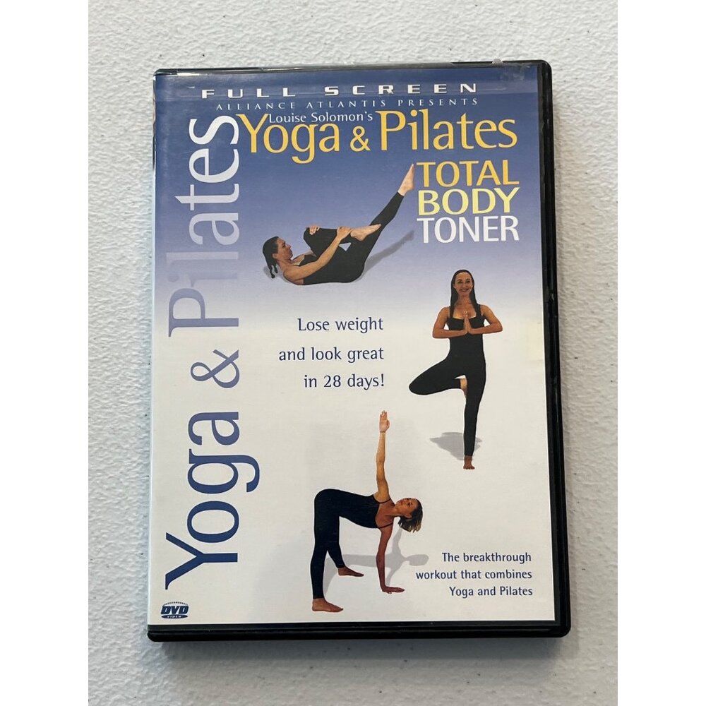 Louise Solomons Yoga & Pilates Total Body Toner 2002 DVD Fitness Pre-Owned